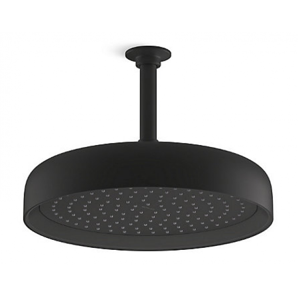 Kohler STATEMENT K-26291T-BL 單功能 12吋 圓形頭頂花灑 | 霧黑色